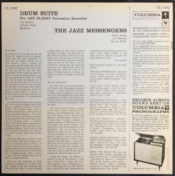 Art Blakey And The Jazz Messengers* - Drum Suite (LP, Album, Mono, RE)