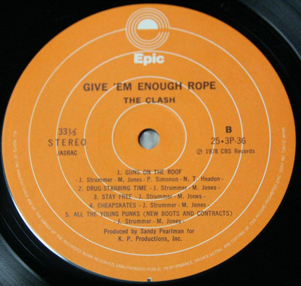 The Clash - Give 'Em Enough Rope (LP, Album)
