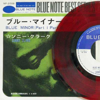 Sonny Clark - Blue Minor, Pt. 1 / Blue Minor, Pt. 2 (7"", Single, Red)