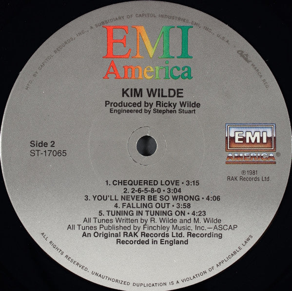 Kim Wilde - Kim Wilde (LP, Album, Win)