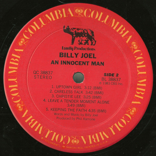 Billy Joel - An Innocent Man (LP, Album, Pit)