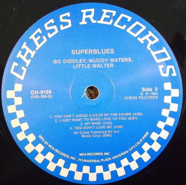 Bo Diddley, Little Walter, Muddy Waters - Super Blues (LP, Album, RE)