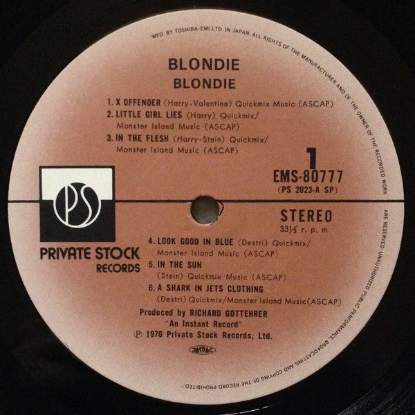 Blondie - Blondie (LP, Album)