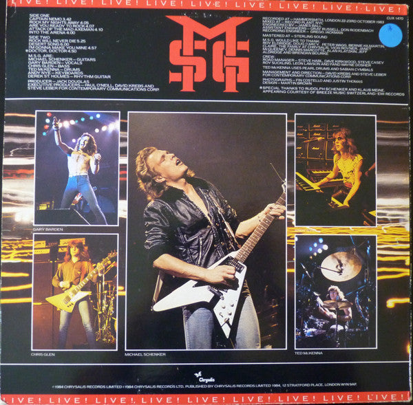 The Michael Schenker Group - Rock Will Never Die (LP, Album)