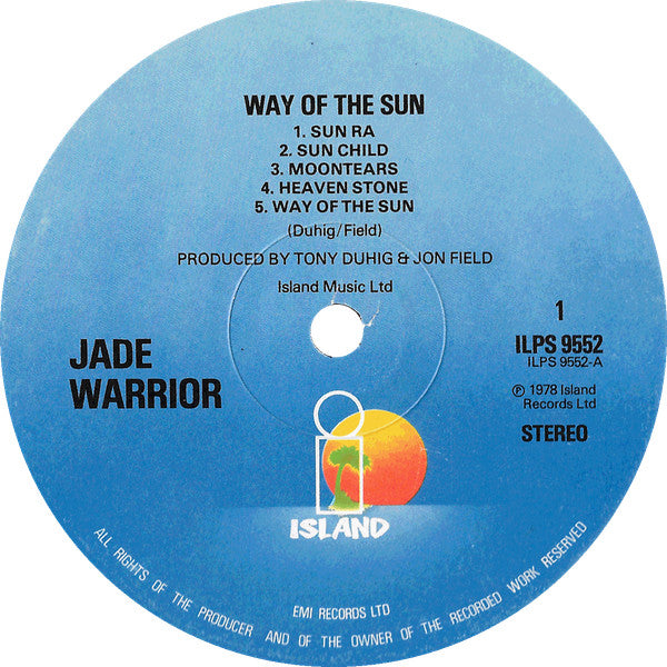 Jade Warrior - Way Of The Sun (LP, Album)