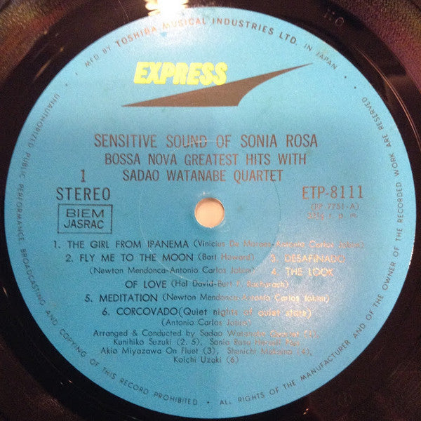 Sonia Rosa - Sensitive Sound Of Sonia Rosa (LP, Album, RE)