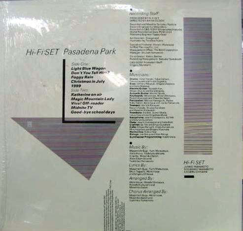 Hi-Fi Set - Pasadena Park (LP, Album)