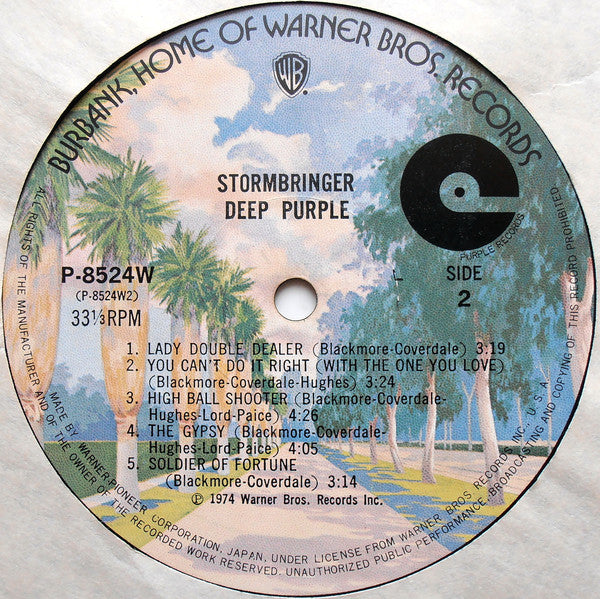 Deep Purple - Stormbringer (LP, Album, Ltd)