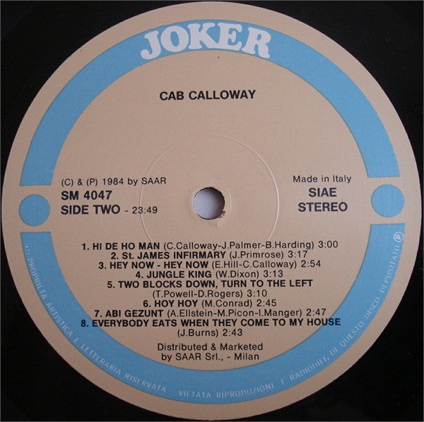 Cab Calloway - Cab Calloway (LP, Comp)