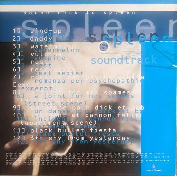 Spleen (4) - Soundtrack To Spleen (LP, Album)