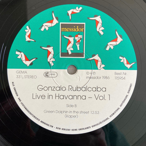 Gonzalo Rubalcaba - Live In Havanna Volume 1 (LP, Album)