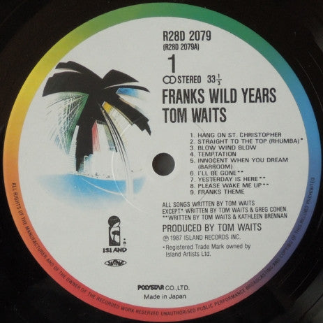 Tom Waits - Franks Wild Years (LP, Album, Gat)