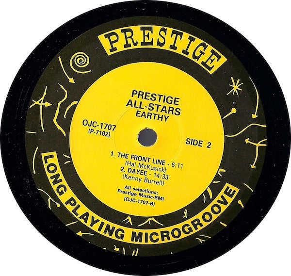 The Prestige All Stars - Earthy (LP, Album, Mono, Ltd, RE, RM, Aud)