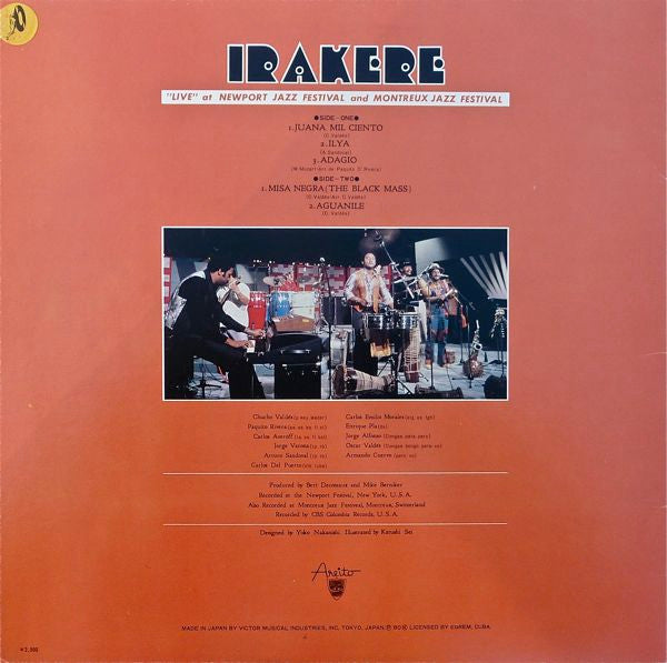 Irakere - ""Live"" At Newport Jazz Festival And Montreux Jazz Festi...