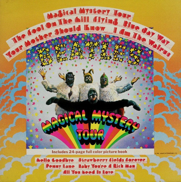 The Beatles - Magical Mystery Tour (LP, Comp, RE, Yel)