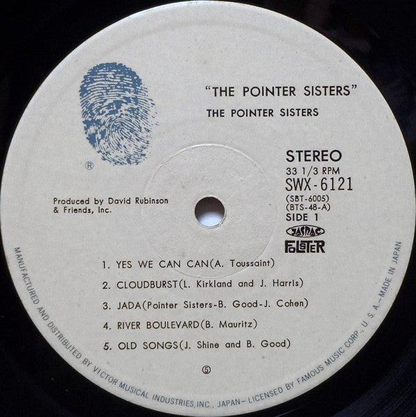 The Pointer Sisters* - The Pointer Sisters (LP, Album, Gat)