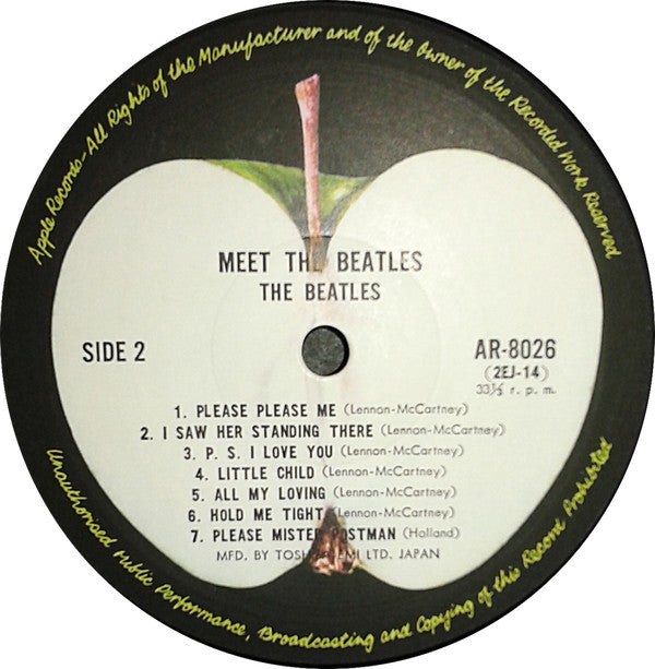 The Beatles - Meet The Beatles! (LP, Album, Mono, RE)