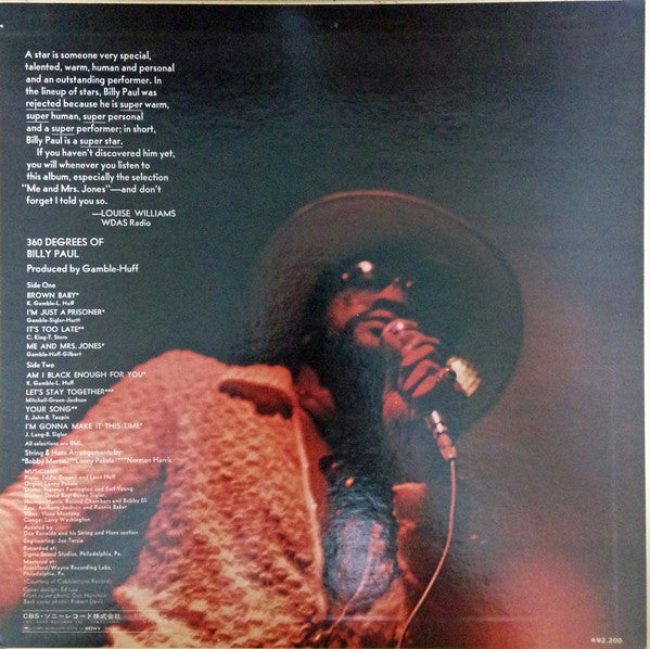 Billy Paul - 360 Degrees Of Billy Paul (LP, Album)