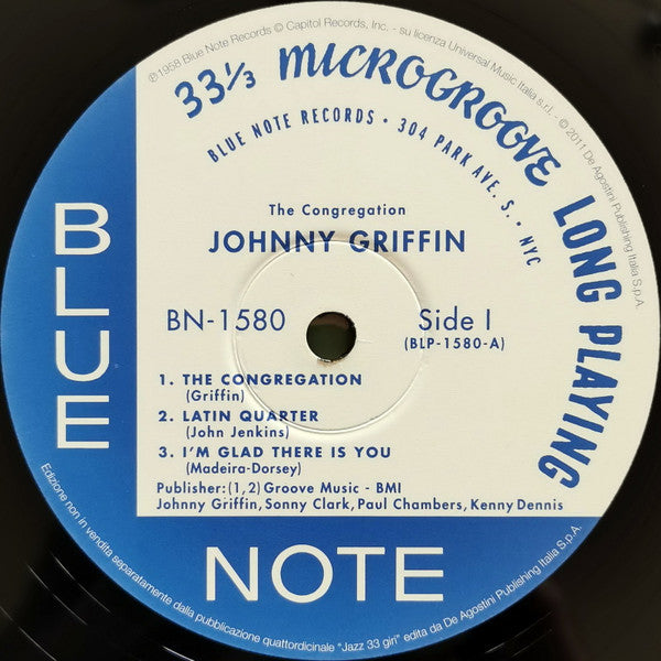 Johnny Griffin - The Congregation (LP, Album, RE, 180)