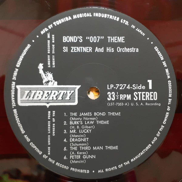 Si Zentner And His Orchestra - Bond's 007 Theme(LP, Album, S/Editio...