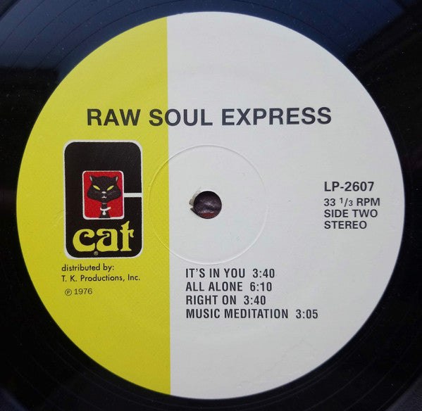 Raw Soul Express - Raw Soul Express (LP, Album, RE)