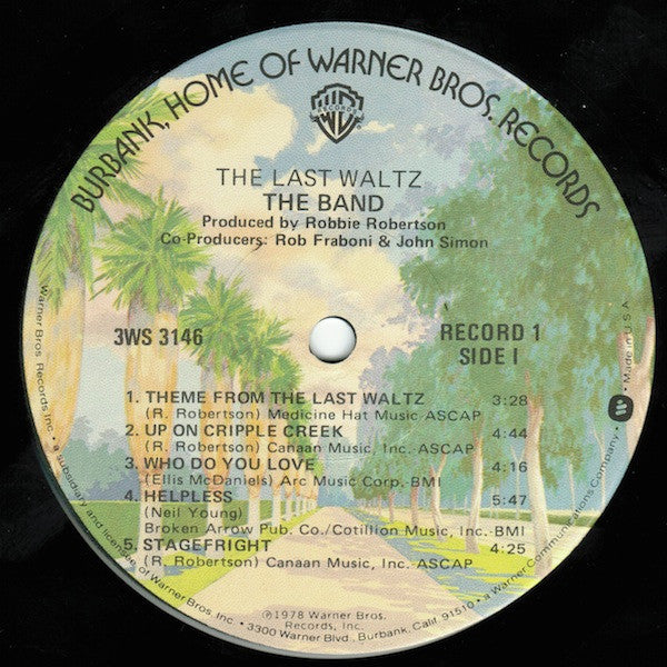 The Band - The Last Waltz (3xLP, Album, Jac)