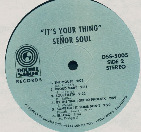 Señor Soul - It's Your Thing (LP, Album, RE)