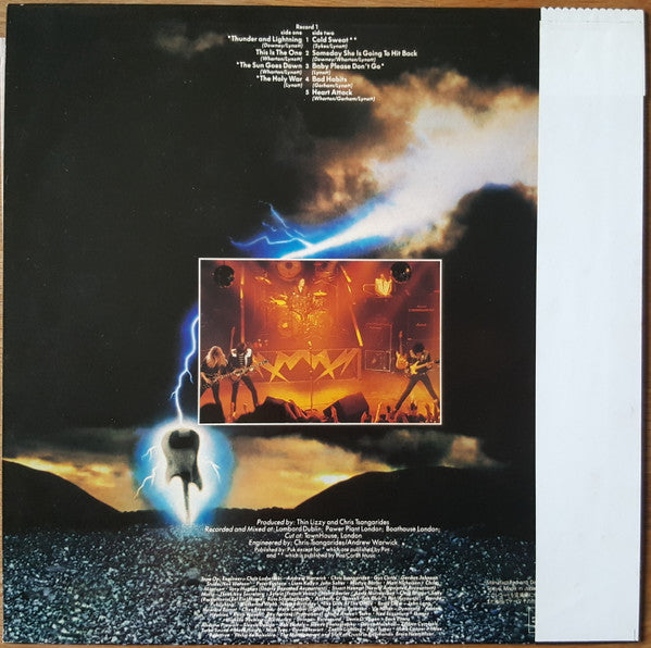 Thin Lizzy - Thunder And Lightning (LP, Album, RE)