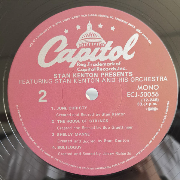 Stan Kenton And His Orchestra - Stan Kenton Presents (LP, Album, RE)