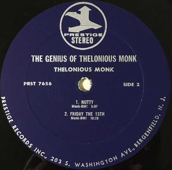 Thelonious Monk - The Genius Of Thelonious Monk(LP, Comp, RE, RM, Blu)
