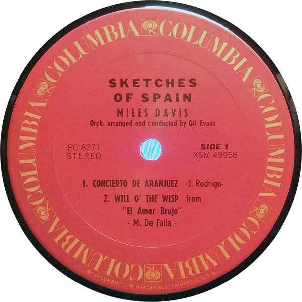 Miles Davis - Sketches Of Spain (LP, Album, RE)