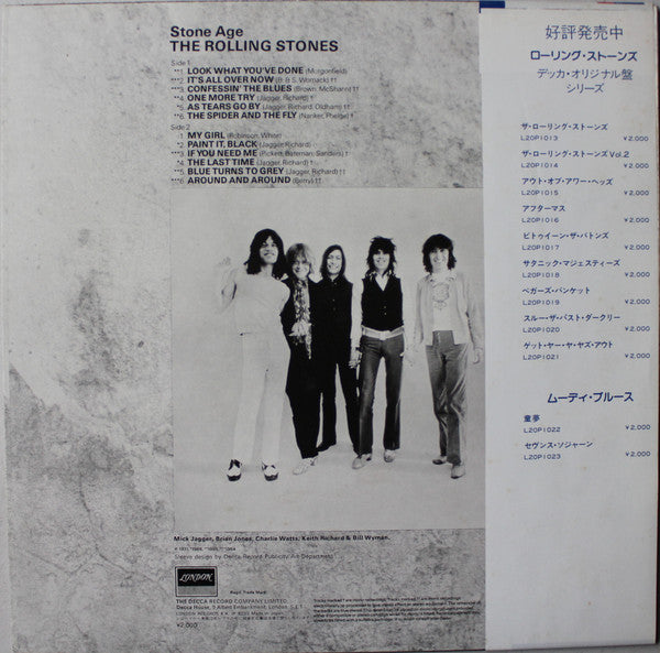 The Rolling Stones - Stone Age (LP, Comp, Ora)