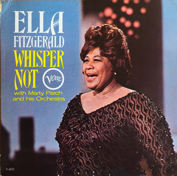 Ella Fitzgerald - Whisper Not(LP, Album, Mono)