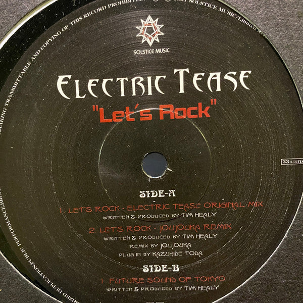 Electric Tease - Let's Rock (12"", Single)