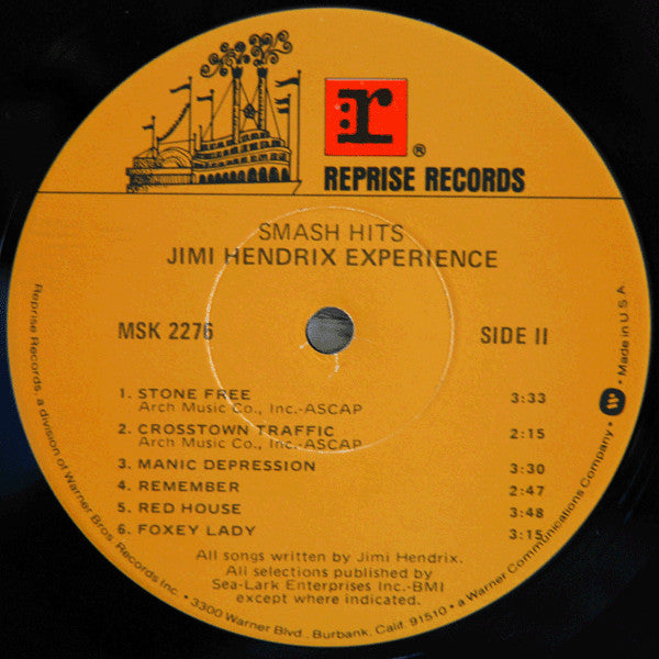 Jimi Hendrix Experience* - Smash Hits (LP, Comp, RE, Win)