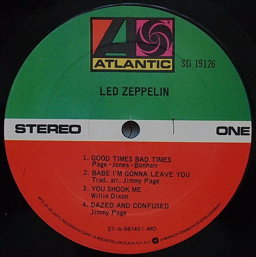 Led Zeppelin - Led Zeppelin (LP, Album, RE, Mon)