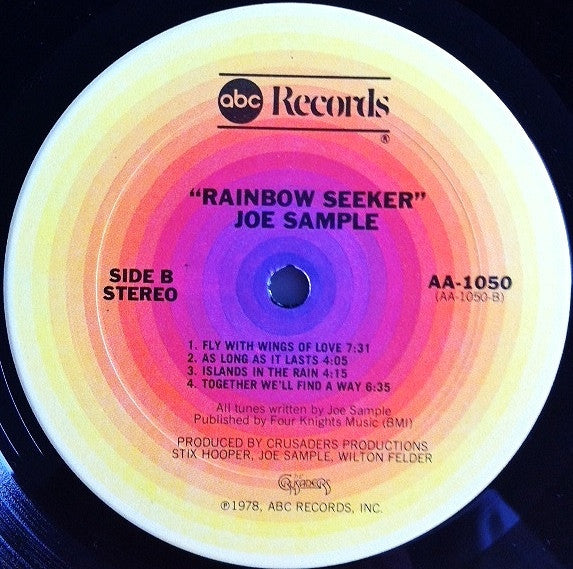 Joe Sample - Rainbow Seeker (LP, Album, Ter)