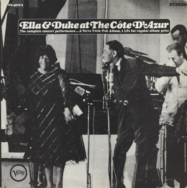 Ella Fitzgerald - Ella & Duke At The Côte D'Azur(2xLP, Album, RP, PRC)