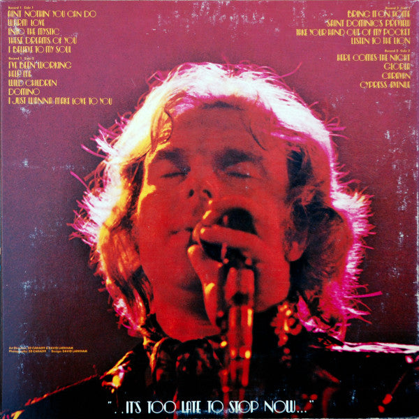 Van Morrison - It's Too Late To Stop Now (2xLP, Album, San)