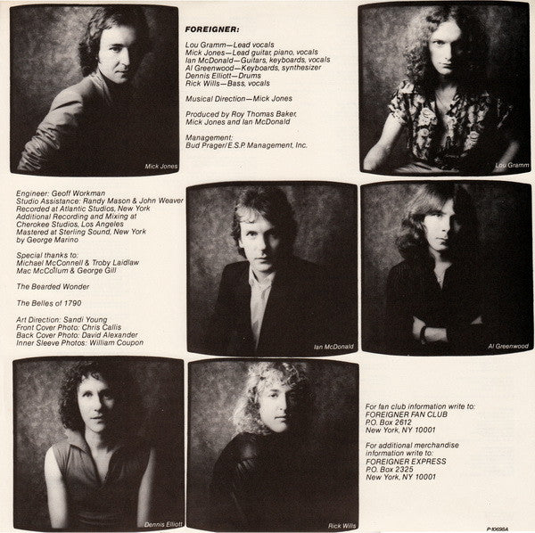 Foreigner - Head Games (LP, Album, sub)