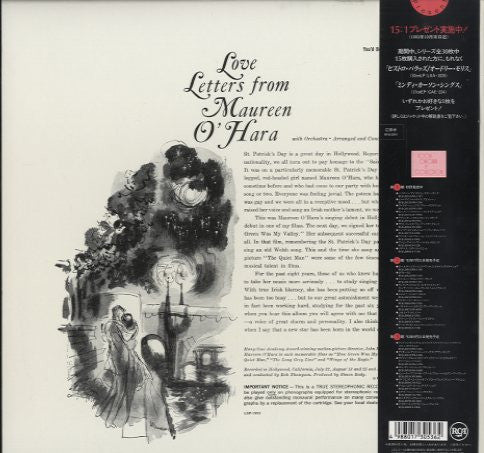 Maureen O'Hara, Bob Thompson - Love Letters (LP, Album, RE)