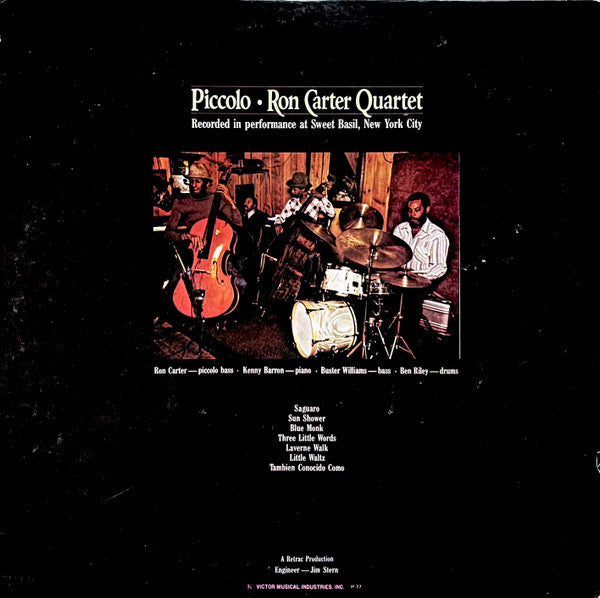 Ron Carter Quartet = ロン・カーター* - Piccolo = ピッコロ (2xLP, Album, Gat)