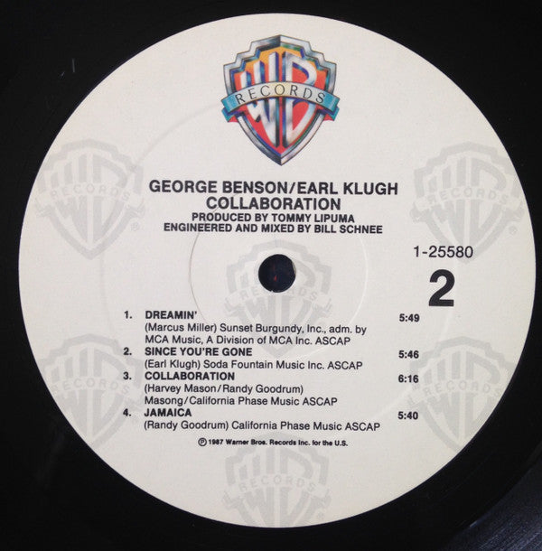 George Benson / Earl Klugh - Collaboration (LP, Album, All)