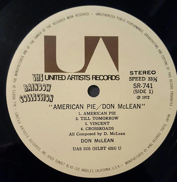 Don McLean - American Pie (LP, Album)