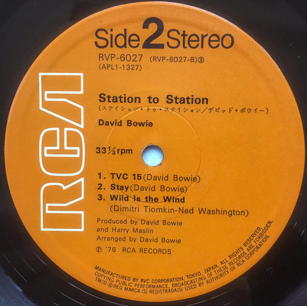 David Bowie - Station To Station (LP, Album)