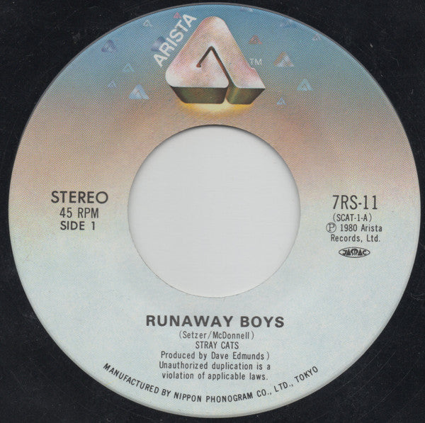 Stray Cats - Runaway Boys (7"", Single)