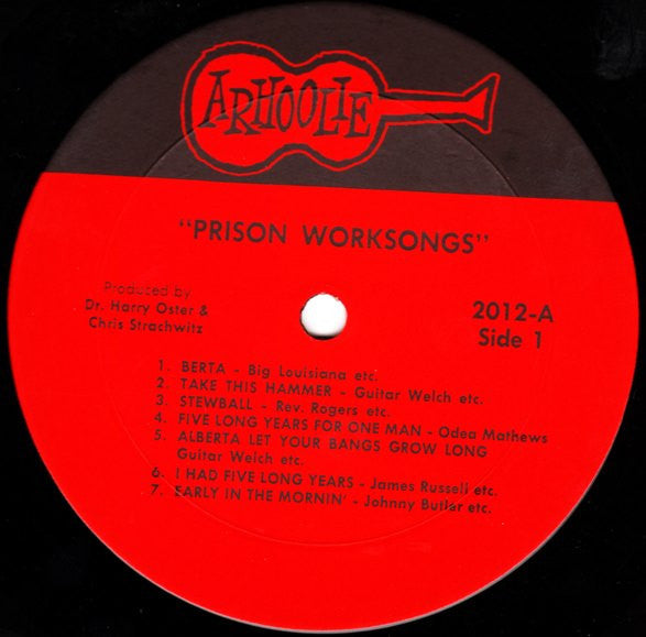 Various - Prison Worksongs (LP, RE)