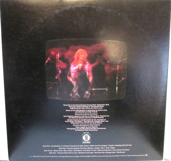 Joni Mitchell - Shadows And Light (2xLP, Album, Promo)