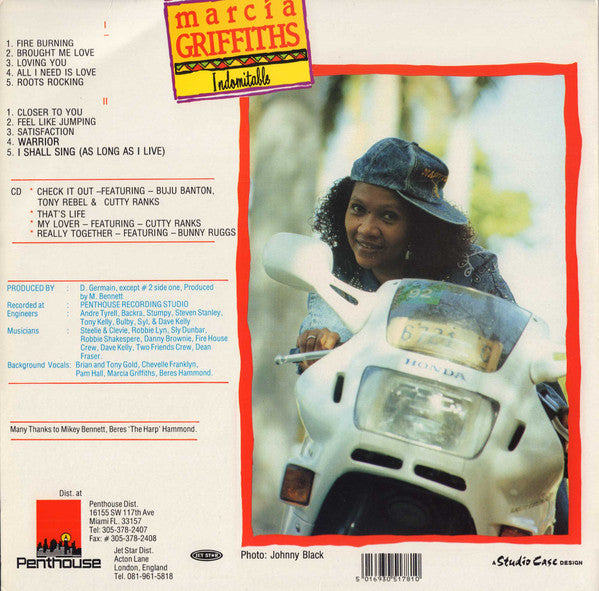 Marcia Griffiths - Indomitable (LP, Album)