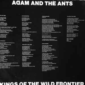Adam And The Ants - Kings Of The Wild Frontier (LP, Album, San)